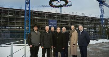 Richtfest des nachhaltigen Neubaus in Eschborn - Meilenstein (Foto: DIH/Zech Group)