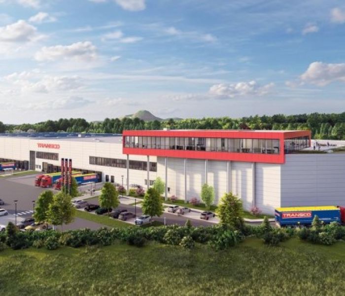 Visualisierung des Transco Logistikzentrums Singen, Fertigstellung (Foto: Transco)